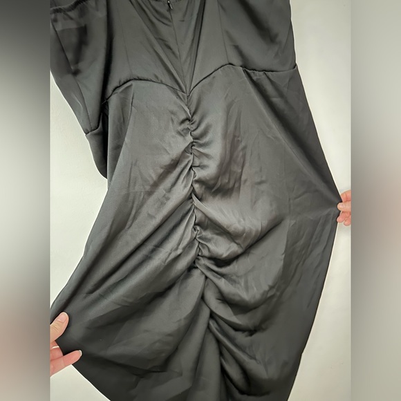 NEW Plus Size Maxi Satin Dress - Picture 6 of 7
